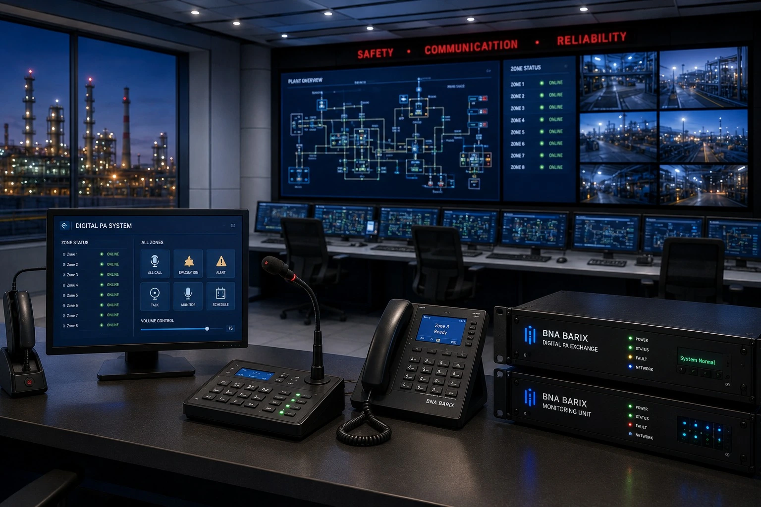 BNA Systems – PA & Emergency Announcement Systems